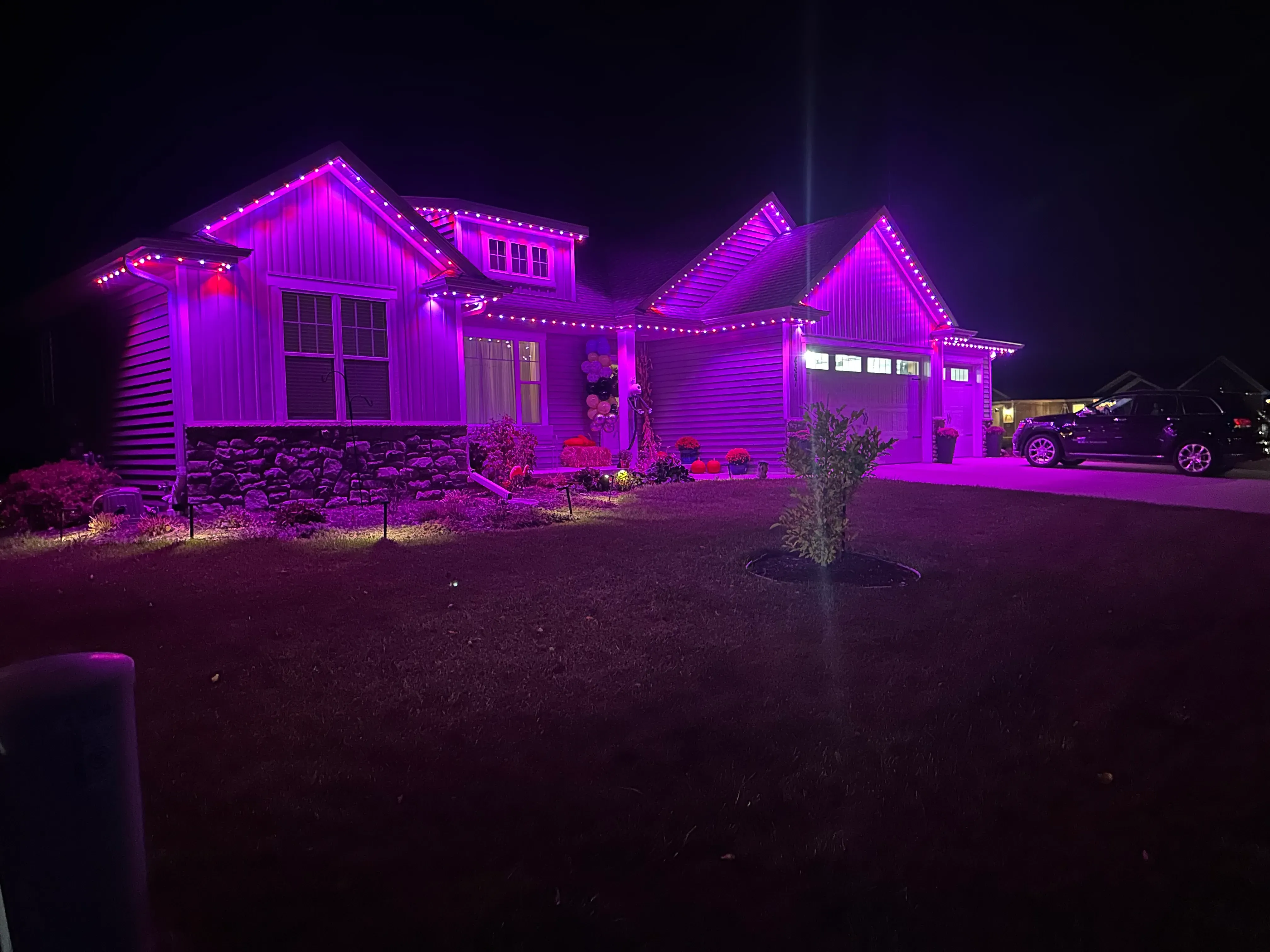 Permanent LED Lighting Results - Valley Property Services